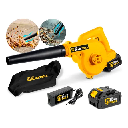 Soprador De Folhas Elétrico A Bateria 21v Profissional Amarelo 127/220v