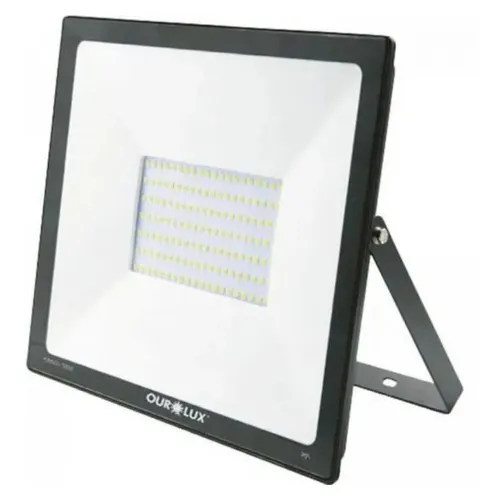 Refletor Proj Led 100w Ourolux Slim Biv