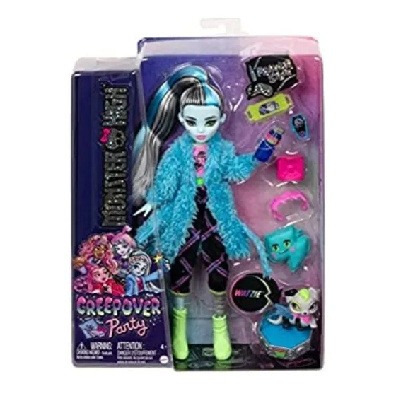 Muñeca Monster High Frankie Stein Fiesta De Pijamas MH G3 Creepover Party
