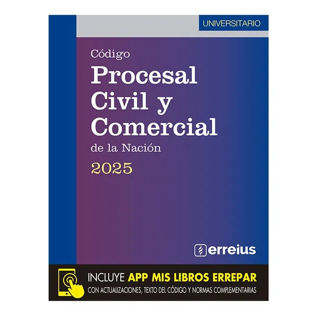 Codigo Procesal Civil Y Comercial Nacion 2025 Universitario