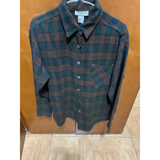 Camisa A Cuadros Dama Talla S. Usada.