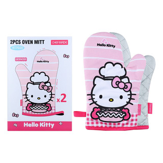 Guantes Resistentes Al Calor Con Estampado De Kitty Kitty Ma Guantes Resistentes Al Calor Con Estampado De Kitty Kitty Ma