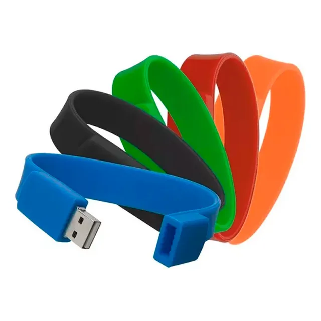Memorias Usb 16gb Kit 60pz De Silicón Tipo Pulsera  Ld161 