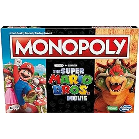 Monopoly Super Mario Bros La Pelicula Juego de mesa Hasbro +6 años
