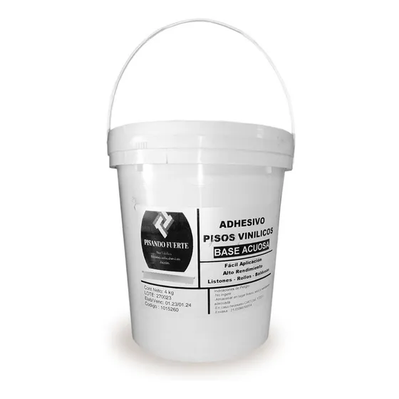 Pegamento Adhesivo Acuoso 4kg Pisos Vinilicos
