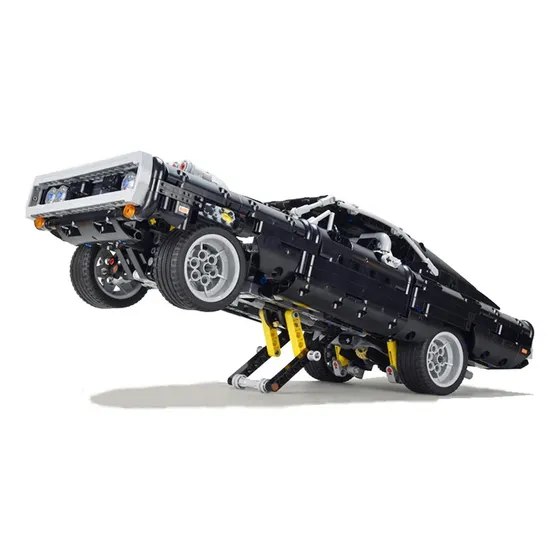 Carro Charger Velozes E Furiosos 1077 Peças Bloco De Montar