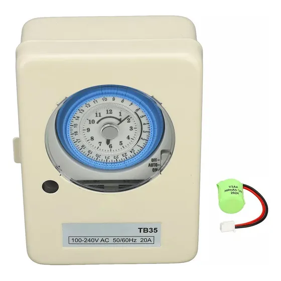 Interruptor Tiempo Timer 100-240v Piscina Alberca Mecánico
