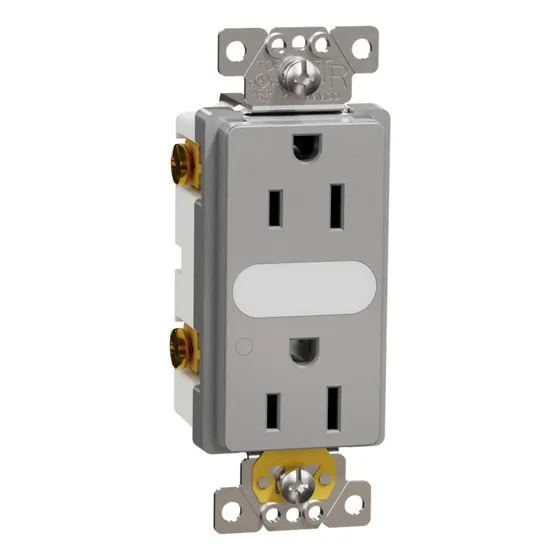 Contacto Decorativo Square D X 15a Led Gris Sensor