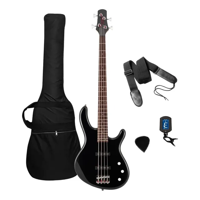 Bajo 4 Cuerdas Modelo Ibanez Funda Correa Afinador Pua Pack