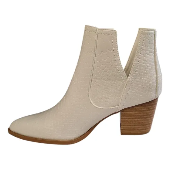 Bota Blanca Estilo Vaquero 24 Mx Para Mujer Nuevas