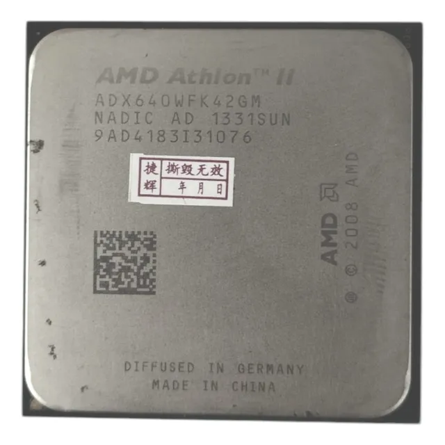 Procesador X4 640 Amd Athlon Ii - 4 Núcleos 3ghz