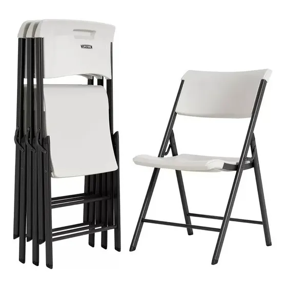 Sillas 2pzs Plegables Lifetime Uso Rudo Para Patio Evento