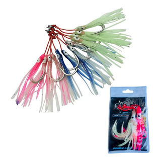 Pak Con 2 Asistentes Hooked Pulpo Reforzados Pesca Pak Con 2 Asistentes Hooked Pulpo Reforzados Pesca