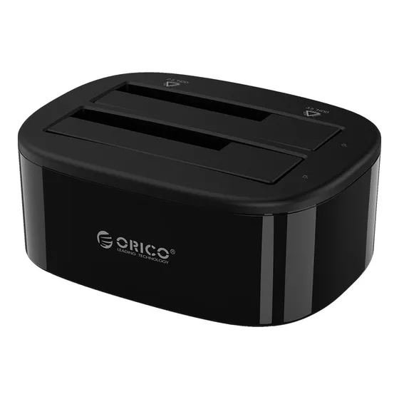 Dock Station Orico 2 Baias Hd/ssd 2.5/3.5 Usb 3.0