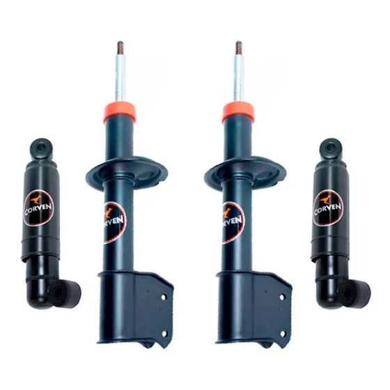 Kit 4 Amortiguador Corven Para Fiat Fiorino Fire
