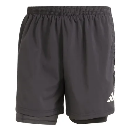 Shorts adidas Running Own The Run 2en1 Hombre Negro Jn2670