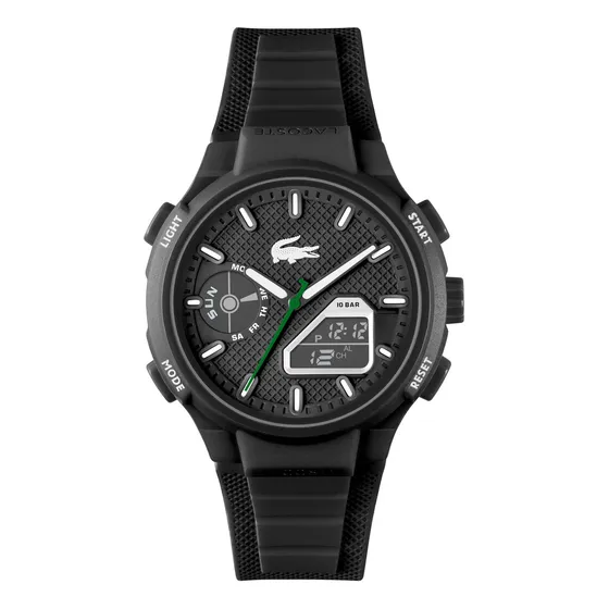 Reloj Lacoste Lc33 de caucho negro para hombre 2011365