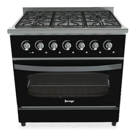 Cocina Industrial Fornax Versatil 86cm. 6 Hornallas Colores