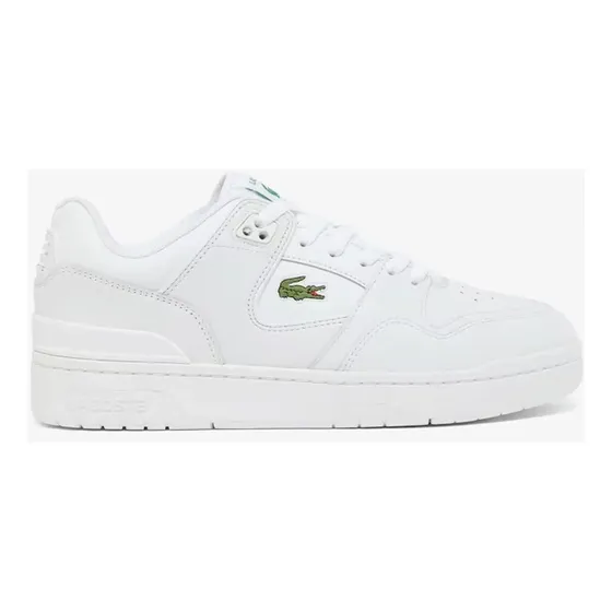 Zapatillas Hombre Lacoste Courtcage Set De Piel Blanco