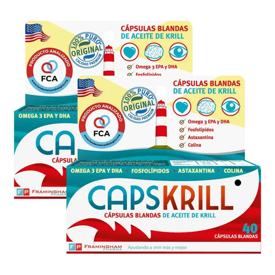 Capskrill Omega 3 Aceite De Krill 80 Cápsulas