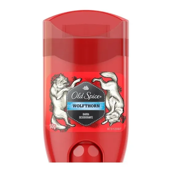 Old Spice Wolfthorn Desodorante Masculino Barra 50g Fragancia Wolfthorn
