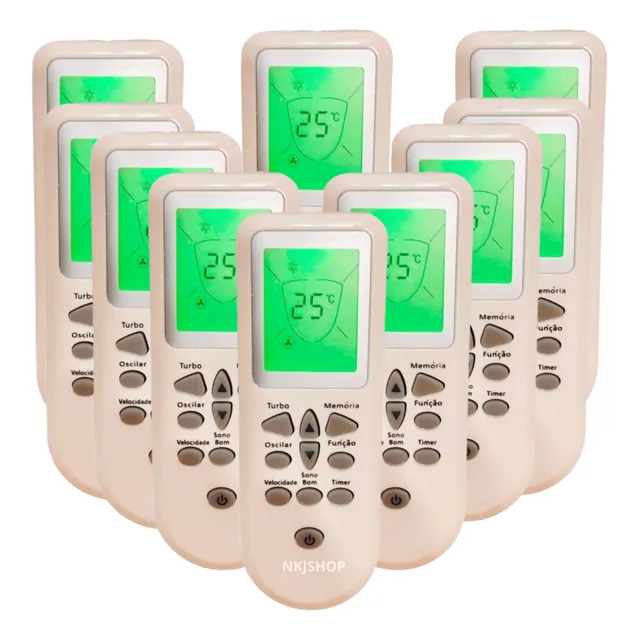 10 Controle Remoto Compatível Ar Condicionado Consul Cb905ac