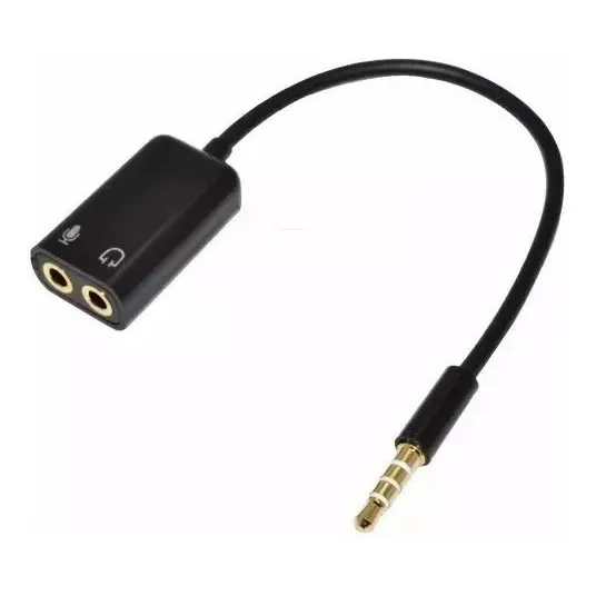 Adaptador P3 X P2 P/ Microfone E Fone M1