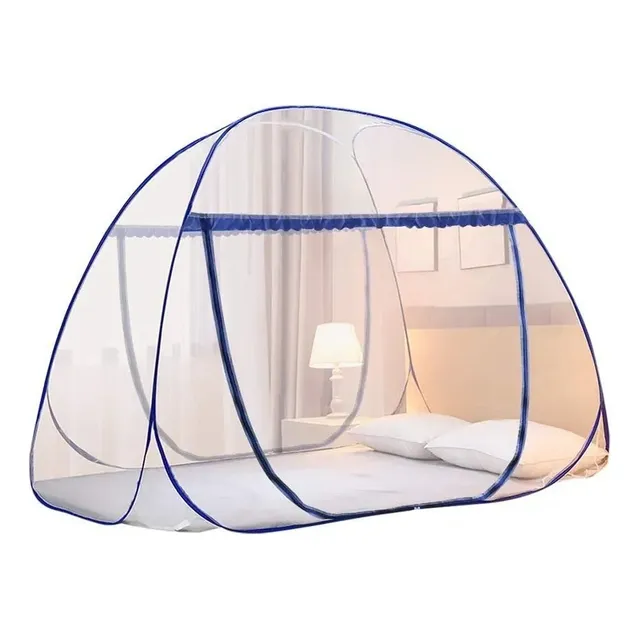 Banna Mosquitero Para Cama No Necesita Colgarse,200 * 150 * 150 Cm,transpirable Con Cremallera Net Mosquitera Portátil Plegable Cama Cortinas Para Camas Mosquitero Portátil, Para Hogar Y Exteriores