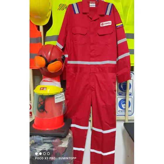 Braga Roja Algodón Ignifugo Norma Nueva Pdvsa