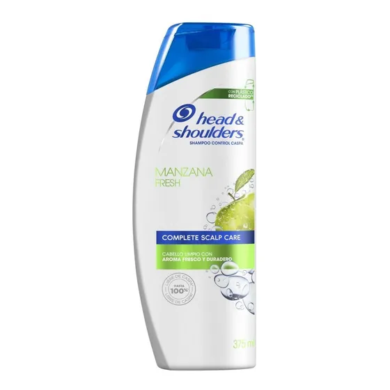 Shampoo Head & Shoulders Manzana Fresh Cabello Graso - 375ml