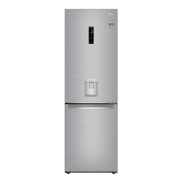 Heladera Inverter Lg Gb37spp 336l Gris No Frost Gris