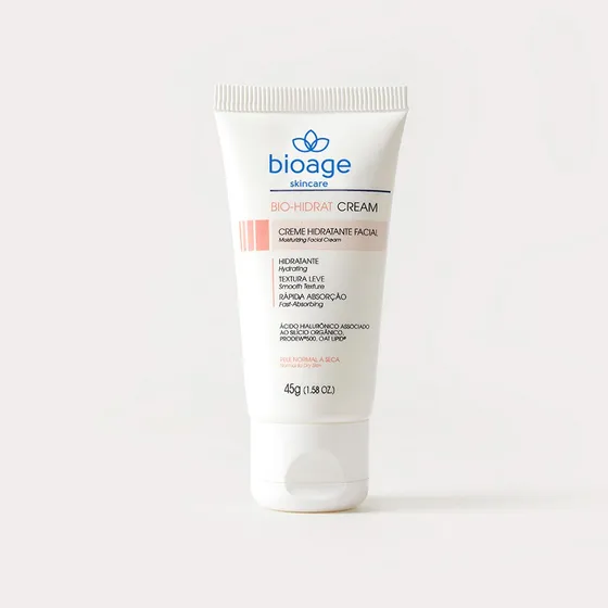 Creme Hidratante Facial Com Ácido Hialurônico - Bioage 45g