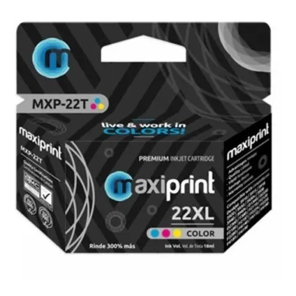 Recarga Cartucho De Tinta Compatible Hp 22 Xl Color C9352c