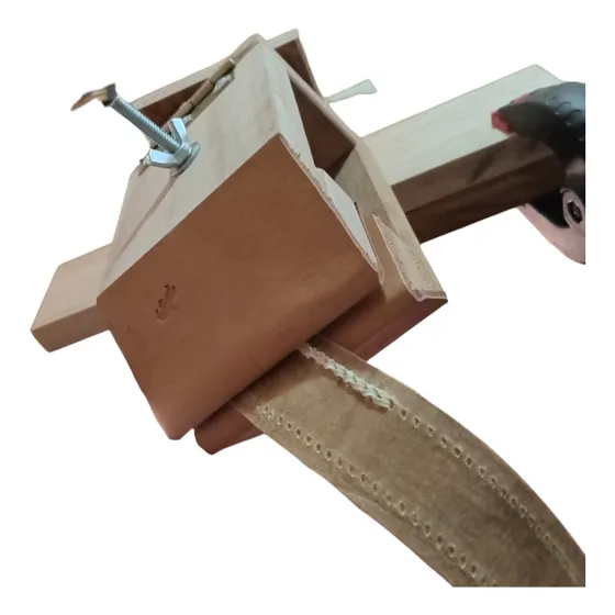 Pinza Prensa Coser Cuero A Mano (de Mesa/banco) Frontal 