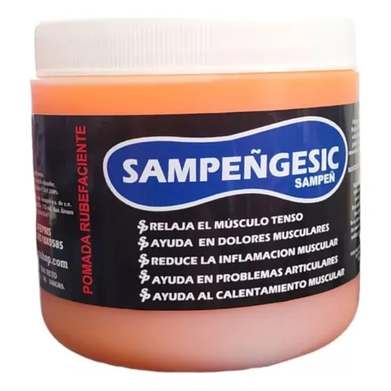 Sampengesic Pomada Caliente De 500 Grs Tipo Cramergesic