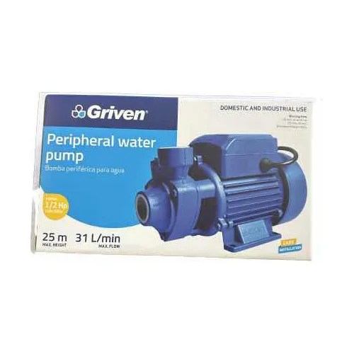 Bomba De Agua Griven De 1/2 Hp 110v