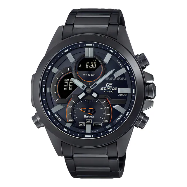 Reloj Hombre Casio Edifice Ecb-30dc 1a Bt- Ø48.7mm - Impacto Color de la malla $$$ Color del bisel Gris Color del fondo Gris