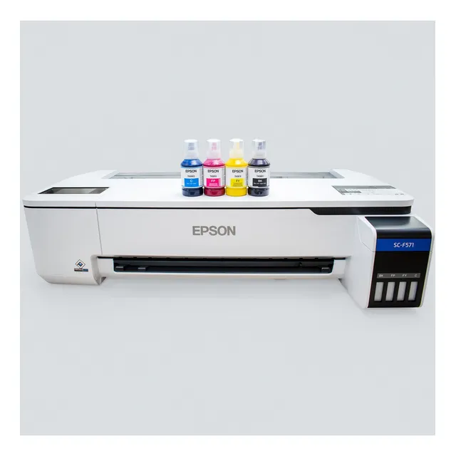 Plotter Sublimación Epson® Surecolor F571 Tintas Fluorescen Color Blanco