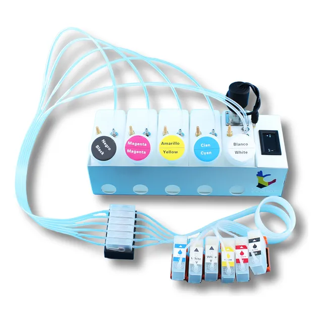 Kit De Suministros De Tinta Dtf Ciss Para Epson Xp-15000 Con