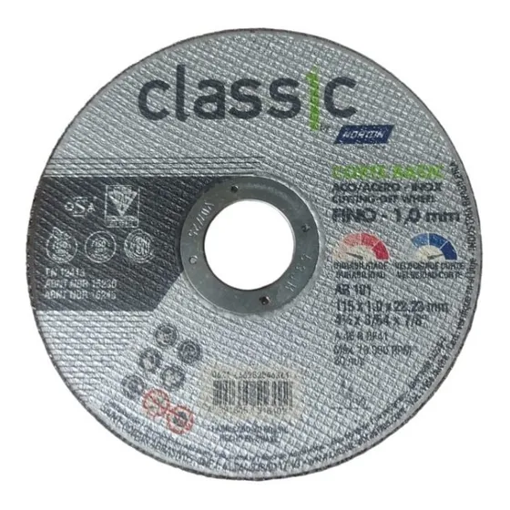 Disco De Corte Norton 4 1/2  Pulgadas Pack 5