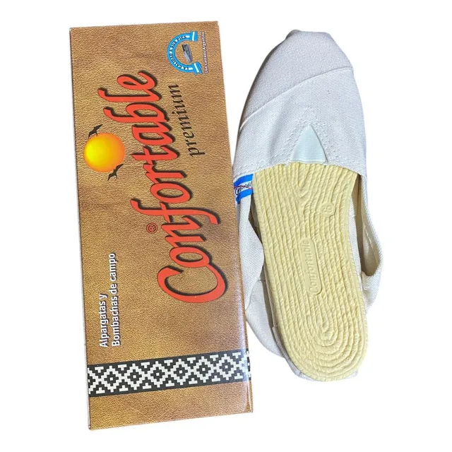 Alpargata Confortable Crudo Beige Premium