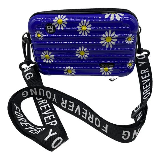 Cartera Rígida Cuadrada Tira Reajusable