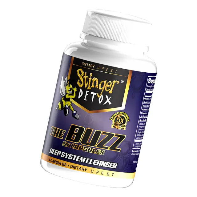 Stinger Detox Caps 5x The Buzz Limpiador Potente Completo
