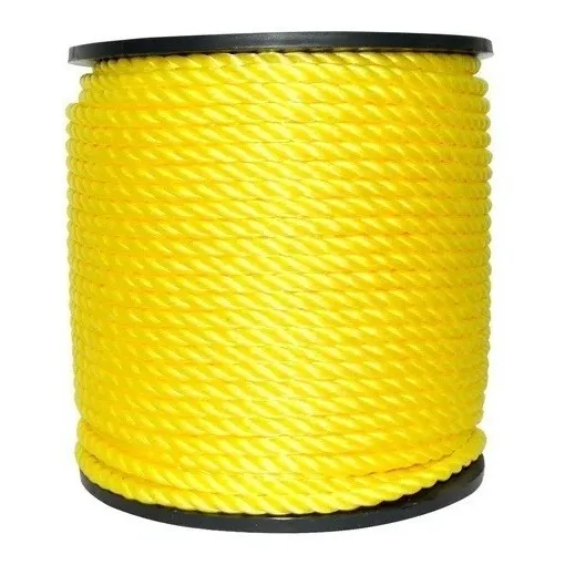 Mecate Amarillo Polipropileno 10 Kg 3/8 Pulgadas Exxel