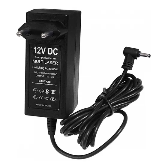 Carregador Para Multilaser Ccn101 Saida 12v Notebook Legacy