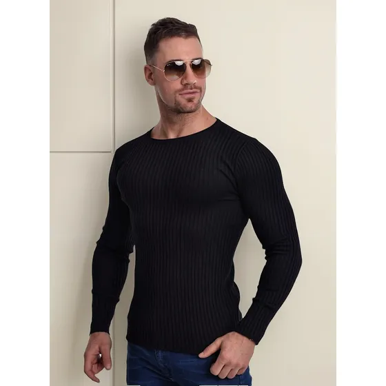 Sweater Pullover Hombre Joemar Entallado De Hilo