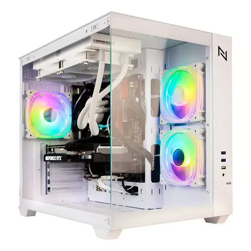 Gabinete Gamer Nzxt H5 Elite Mid Tower Compacto Branco | Frete grátis