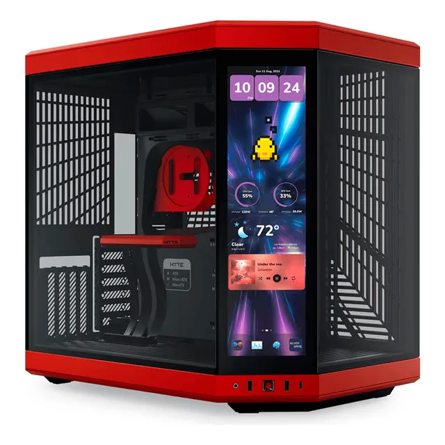 Gabinete Hyte Y70 Touch Infinite Red/black Cs-hyte-y70ti-rb