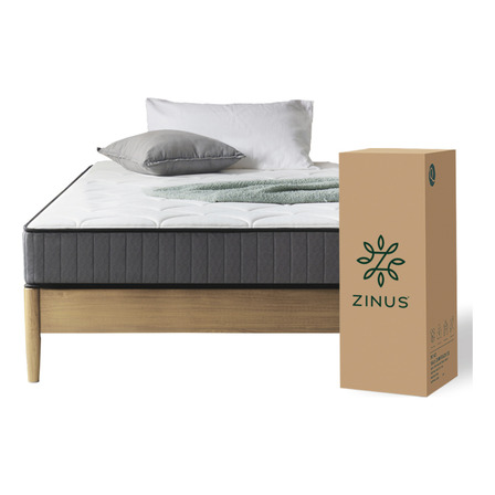 Colchón 1 Plaza Zinus Resortes Pocket Cloud 90x190x20cm Color Blanco Colchón 1 Plaza Zinus Resortes Pocket Cloud 90x190x20cm Color Blanco