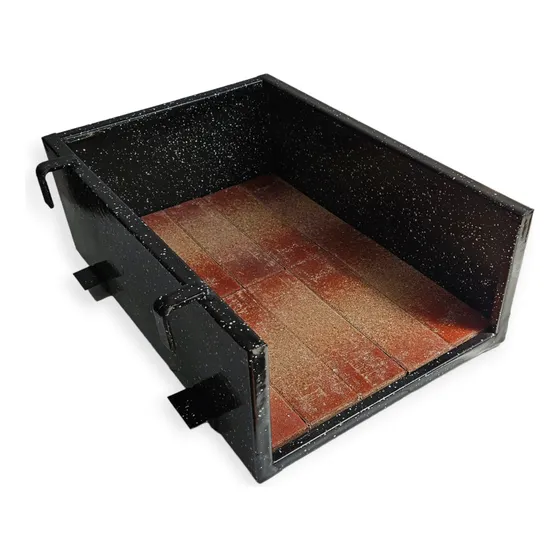 Brasero Colgante Con Ladrillos Refractarios Grande